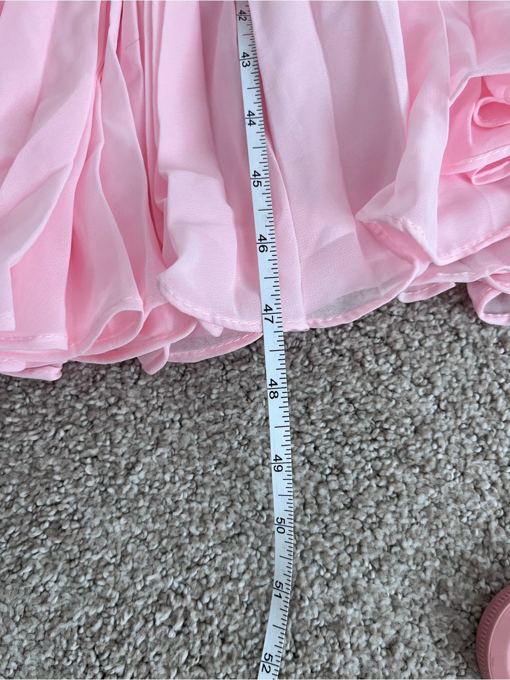 NWT RYANTH Baby Pink Pleated Strapless Maxi Dress - Picture 7 of 11
